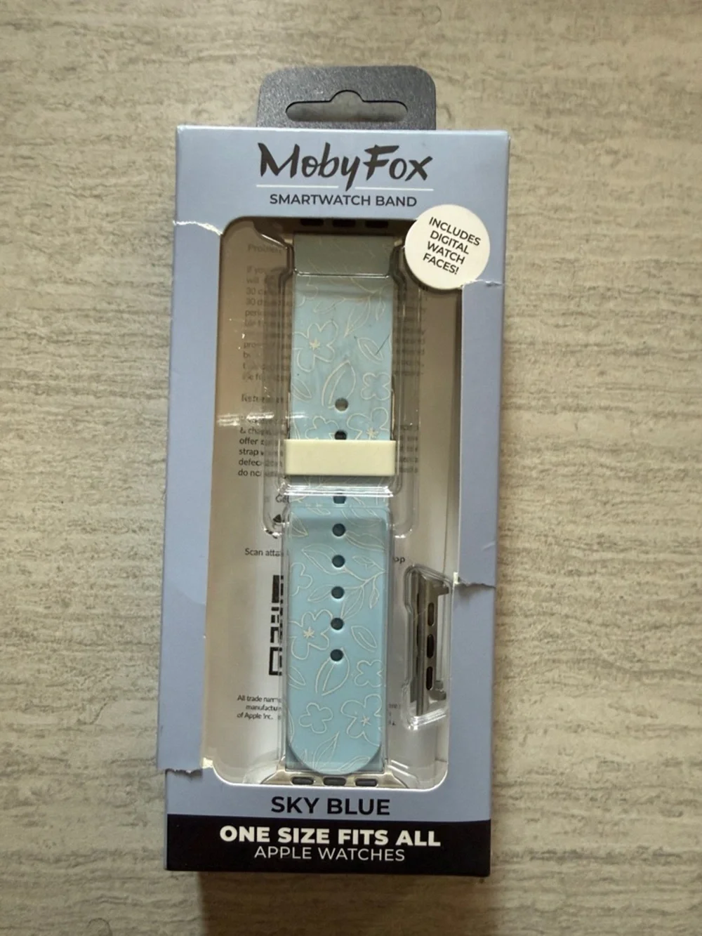 Sky Blue Smartwatch Band for Apple Watch
